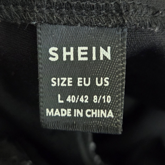 SHEIN Classic Black Flare Pants Size L - Picture 6 of 6